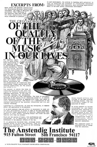 Poster for the Importance of the Quality of the Music in Our Lives